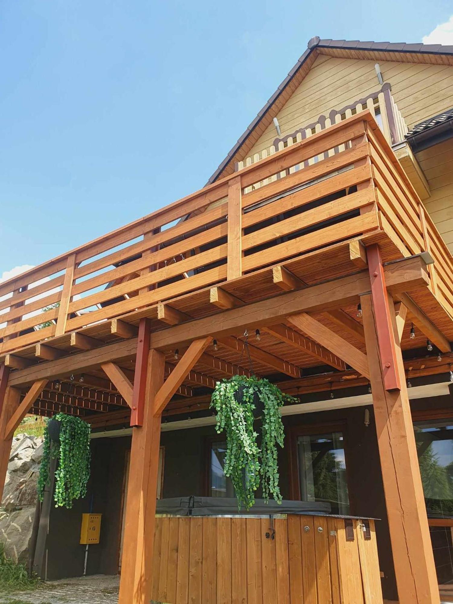 Ferienhaus Solna Chata-dom Na Wylacznosc Grota Solna, Balia, Sauna, Basen